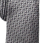 Gravata Slim Masculina Alfani Cinza Tamanho Regular
