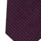 Gravata Calvin Klein Masculina Micro Check Classic Vermelha Tamanho Regular