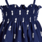 Vestido de verão estampado para meninas First Impressions, azul, tamanho 0 a 3 meses