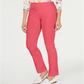 Calça feminina Charter Club Cambridge Skinny Tummy Control Rosa Tamanho 6