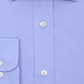 Camisa masculina de algodão com botões Nautica, azul, tamanho 34x35