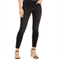 Calça jeans skinny feminina INC International Concepts com cadarço, preta, tamanho 4