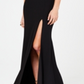 Vestido de festa feminino B Darlin com costas nadador e duas peças, preto, tamanho 1/2