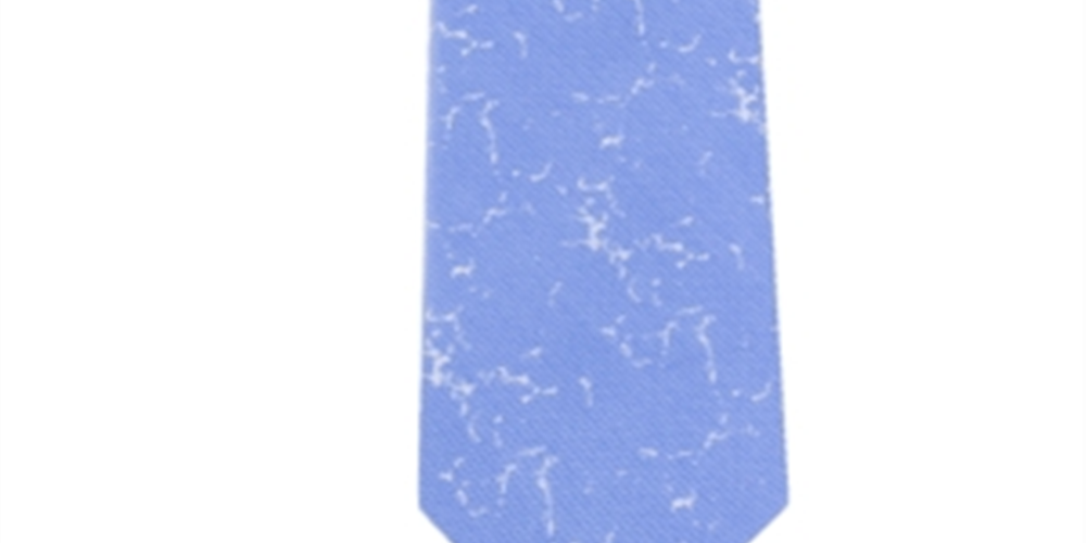 Calvin Klein Organic Matte Skinny Abstract Gravata Azul Masculina Tamanho Regular