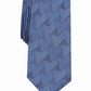 Gravata Alfani Masculina Slim Abstract Azul Tamanho Regular
