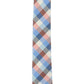 Gravata de cetim xadrez masculina Nautica laranja tamanho regular