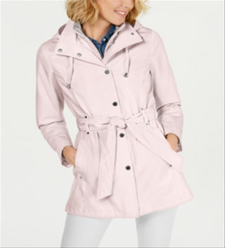 Capa de chuva com cinto feminina Nautica rosa tamanho M