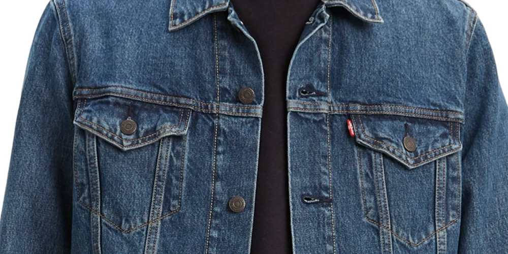 Jaqueta Trucker Masculina Levi's Azul Tamanho Grande