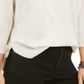 Cardigan aberto de manga comprida mesclado feminino Style &amp; Co, trapézio, marrom, tamanho pequeno