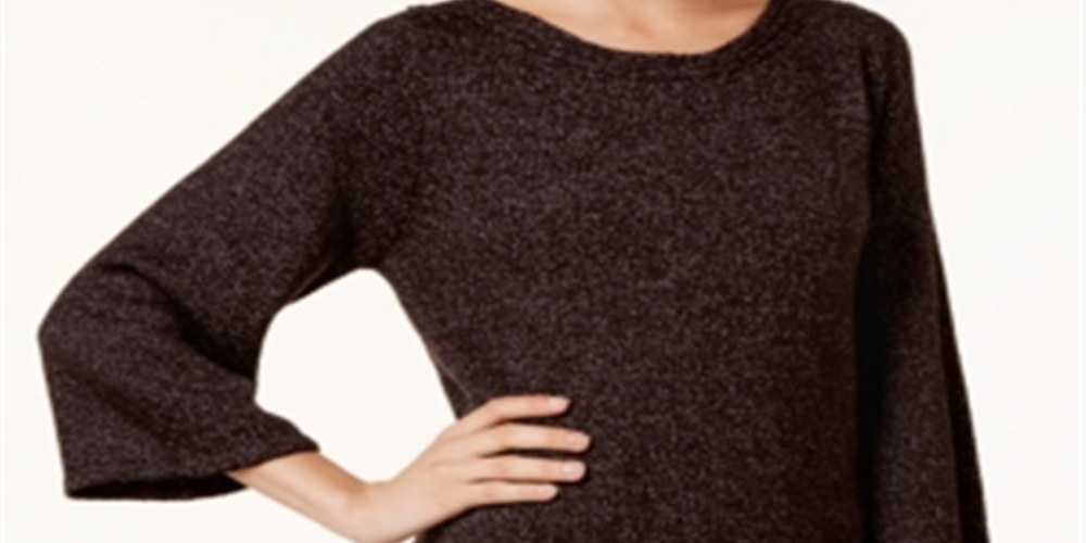 Karen Scott Suéter Feminino Gola Canoa Marmorizada Preto Tamanho Grande