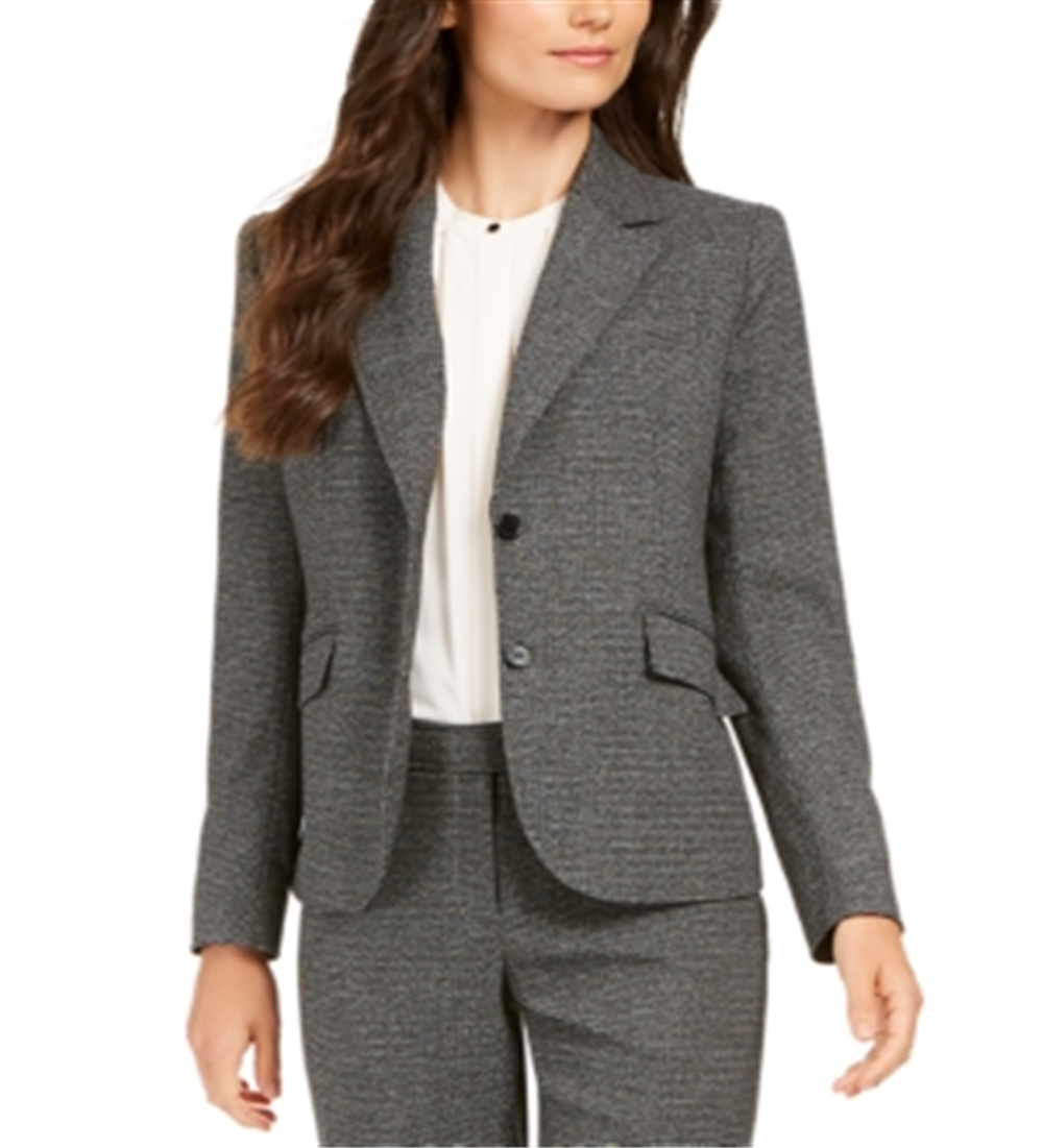 Terno feminino Kasper, blazer de dois botões para escritório, tamanho 12
