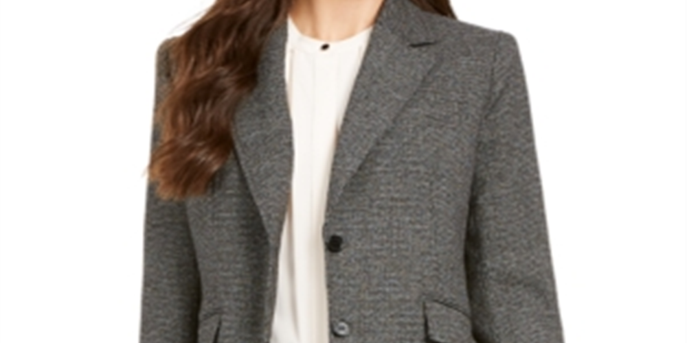 Terno feminino Kasper, blazer de dois botões para escritório, tamanho 12