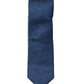 Gravata profissional masculina Alfani Hoover Silk Blend azul tamanho regular