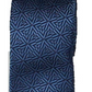 Gravata profissional masculina Alfani Hoover Silk Blend azul tamanho regular
