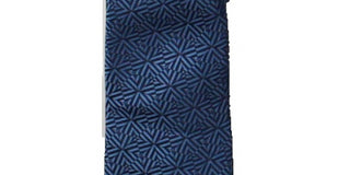 Gravata profissional masculina Alfani Hoover Silk Blend azul tamanho regular