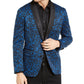 Blazer estampado masculino azul INC International Concepts, tamanho XX-G