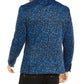 Blazer estampado masculino azul INC International Concepts, tamanho XX-G