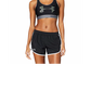 Shorts de corrida feminino Under Armour Fly By 2.0, preto, tamanho GG