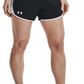 Shorts de corrida feminino Under Armour Fly By 2.0, preto, tamanho GG