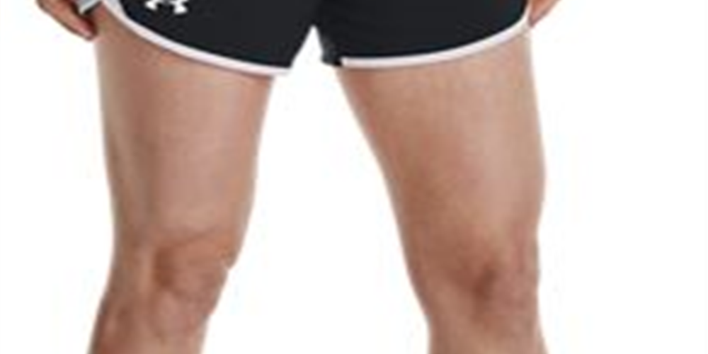 Shorts de corrida feminino Under Armour Fly By 2.0, preto, tamanho GG