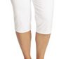 Calça Capri Feminina Gloria Vanderbilt Plus Amanda Rouser Branca Tamanho 18 W