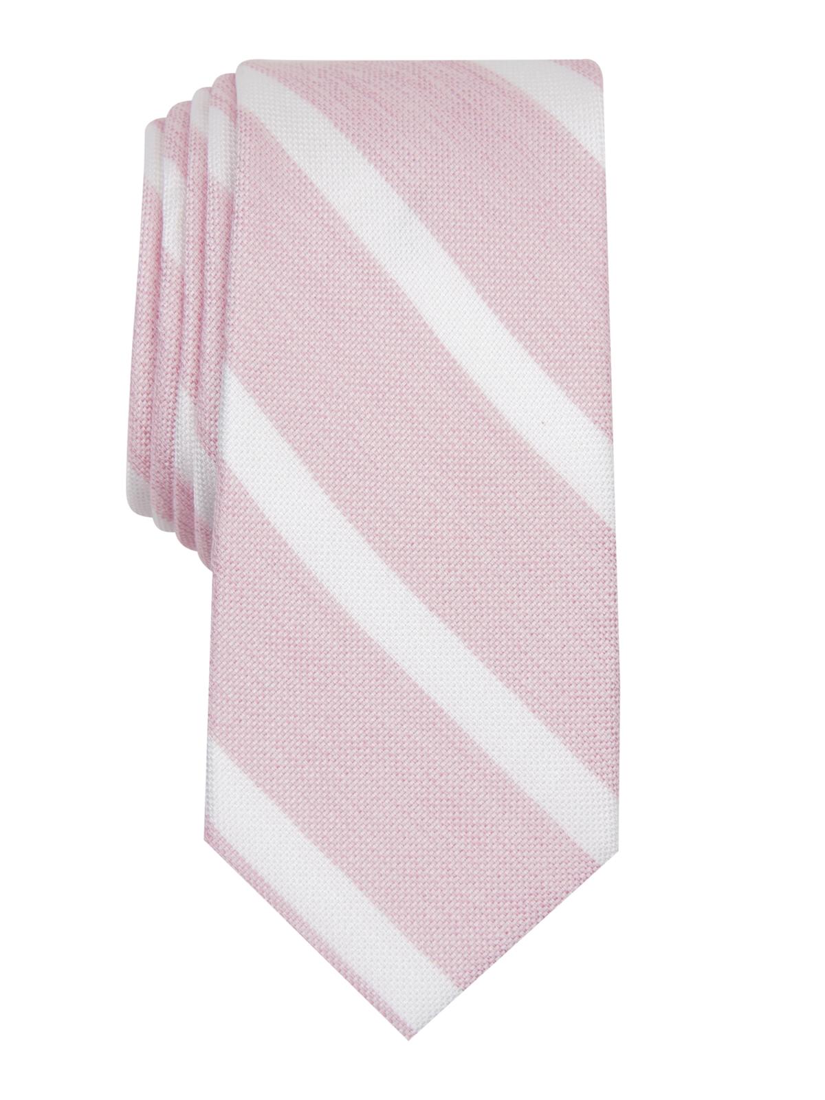 Gravata fina de seda Lovett masculina Bar III, rosa, tamanho regular