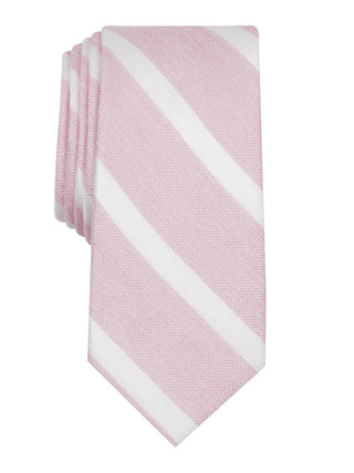 Gravata fina de seda Lovett masculina Bar III, rosa, tamanho regular