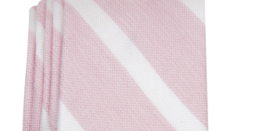 Gravata fina de seda Lovett masculina Bar III, rosa, tamanho regular