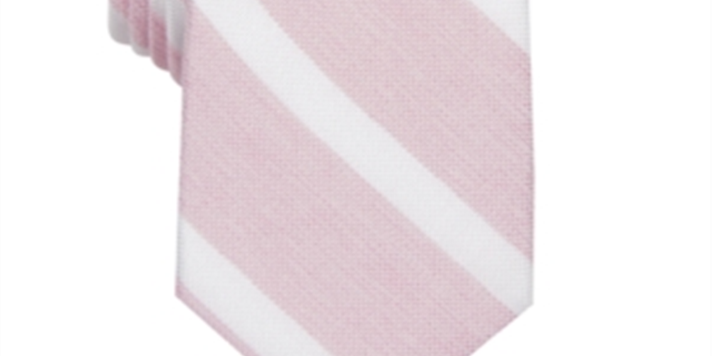 Gravata fina de seda Lovett masculina Bar III, rosa, tamanho regular