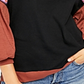 Camiseta feminina Feelin It Boho Patchwork da Free People, preta, tamanho X-S