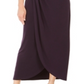Vestido envelope falso Soutache feminino conectado, roxo, tamanho 4P