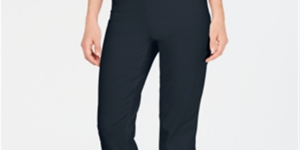 Calça Capri Chelsea Pull-on Tummy Control Feminina Charter Club Azul Tamanho 6