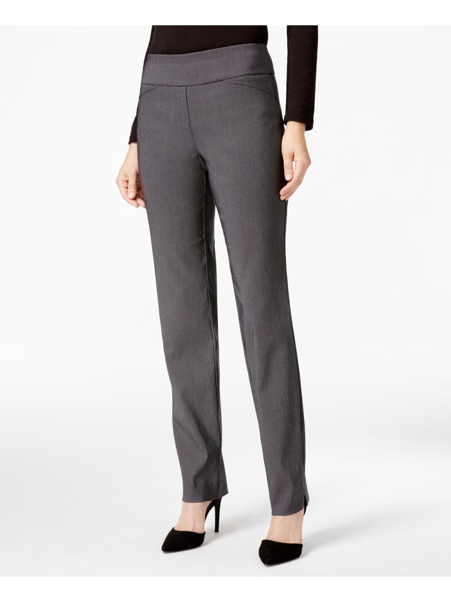 Calça skinny cinza feminina Charter Club Tummy Control 10