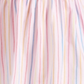Vestido de algodão listrado arco-íris First Impressions para bebê menina rosa - tamanho 6-9