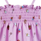 Vestido de lanche para menina First Impression's roxo tamanho 12MOS