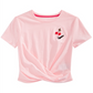 Camiseta Epic Threads Big Girl's Cherry Twist Front Rosa Tamanho Grande