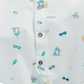 Camisa de algodão estampada First Impressions Baby Boy Beach Vibes, azul, tamanho 18 MOS