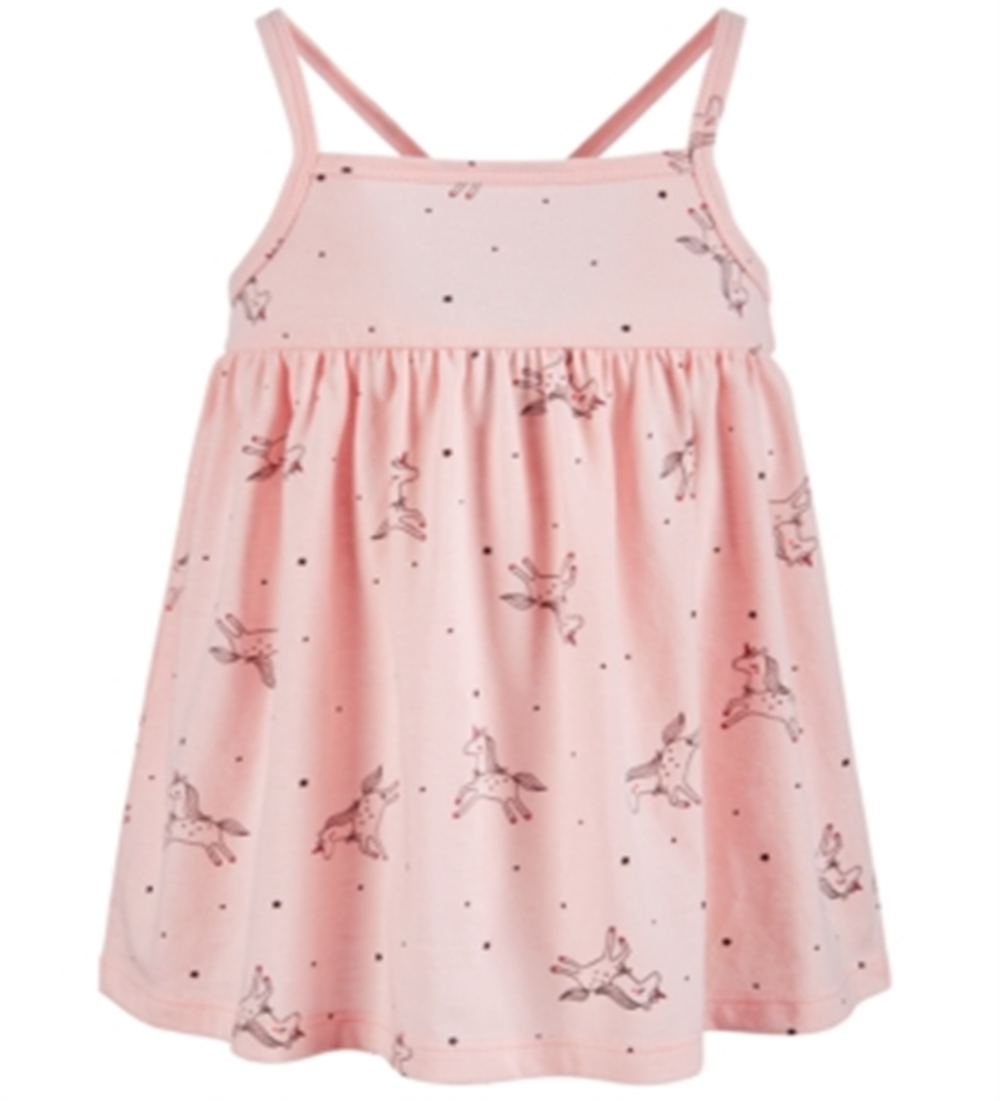 Vestido de verão estampado para meninas First Impressions - rosa, tamanho 3-6