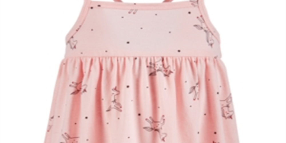 Vestido de verão estampado para meninas First Impressions - rosa, tamanho 3-6