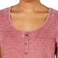 Camiseta feminina infantil Crave Fame da Almost Famous, malha waffle floral, rosa, tamanho GG