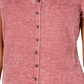 Camiseta feminina infantil Crave Fame da Almost Famous, malha waffle floral, rosa, tamanho GG