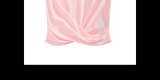 Epic Threads Big Girl's Cherry Twist Front T-Shirt Pink Size XL