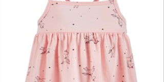 Vestido de verão estampado para meninas First Impressions, rosa, tamanho 6-9