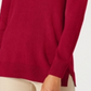 Karen Scott Suéter Feminino Gola V Sólida Vermelho Tamanho XS