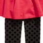 Conjunto de túnica e leggings estampadas First Impressions para bebê menina, 2 peças, vermelho, tamanho 24 meses