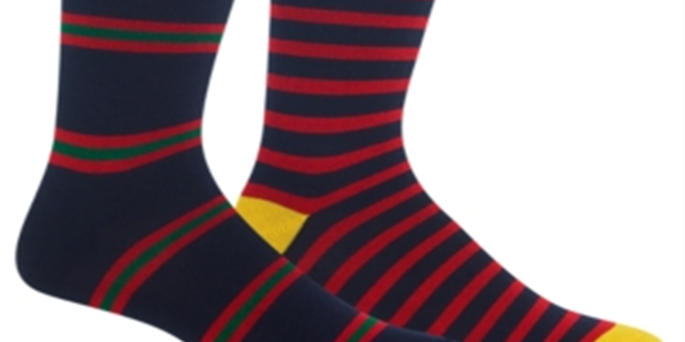 Polo Ralph Lauren Meias Listradas Masculinas, Pacote com 2, Azul, Tamanho Único