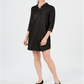 Vestido-camisa feminino Karen Scott Chambray, preto, tamanho pequeno, extragrande