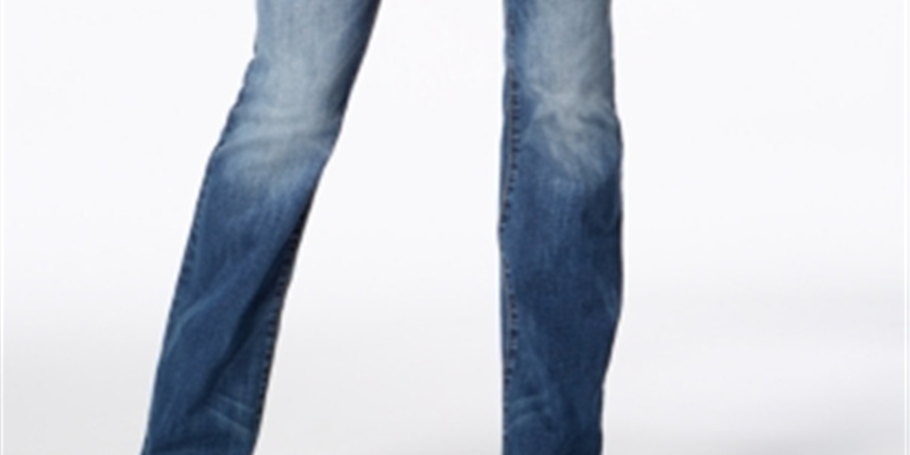 Calça jeans feminina INC International Concepts Essentials Bootcut com 5 bolsos, azul, tamanho 6