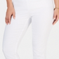 Calça feminina Charter Club Cambridge Skinny com controle de barriga, branca, tamanho 10