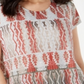 Blusa feminina estampada com decote redondo, estilo &amp; co, marrom, tamanho extrapequeno